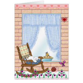 Grußkarte auf der Vorderseite