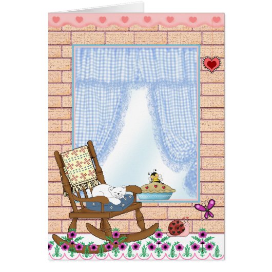 Grußkarte auf der Vorderseite (Vorne)