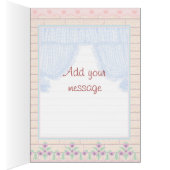 Grußkarte auf der Vorderseite (Innen (Rechts))