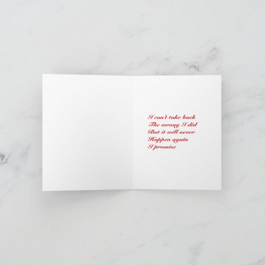 Grußkarte aufbrechen karte (Innenseite)