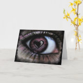 Grußkarte "Auge" Karte (Gelbe Blume)