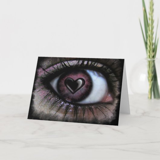 Grußkarte "Auge" Karte (Vorderseite)