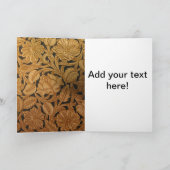 Grußkarte aus geflochtenem Leder Karte (Innenseite)