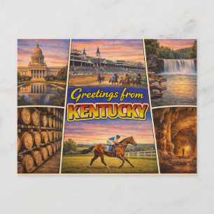 Grußkarte aus Kentucky Postkarte