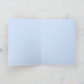 Grußkarte aus Kirchenglas, heilige Gewerkschaft Karte (Innenseite)