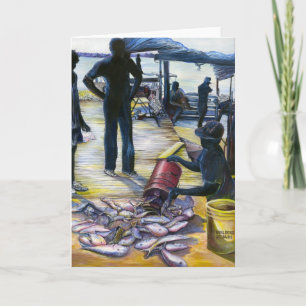 Grußkarte Bahamas, das heutige Menü Karte