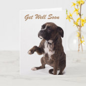 Grußkarte bald gut machen karte (Gelbe Blume)