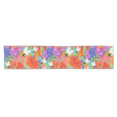 Grußkarte_Bearbeitbar_BuzzUnderBlooms Kurzer Tischläufer (Horizontal)