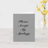 Grusskarte bedauern karte (Gelbe Blume)