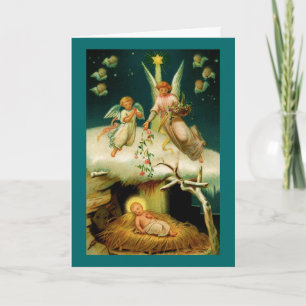 Grußkarte (Bibelverse): Schenkung von Rose Feiertagskarte