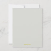 Grußkarte Biene on Coneflower - Original-Kunstwerk Einladung (Rückseite)