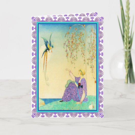 Grußkarte "Bird of Paradise" Karte (Vorderseite)