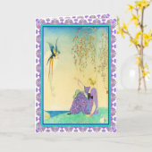 Grußkarte "Bird of Paradise" Karte (Gelbe Blume)