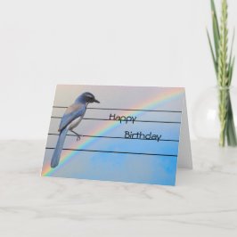 Grußkarte - Birthday Blue Bird Karte