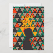 Grußkarte "Black History Month" Dankeskarte (Vorderseite)
