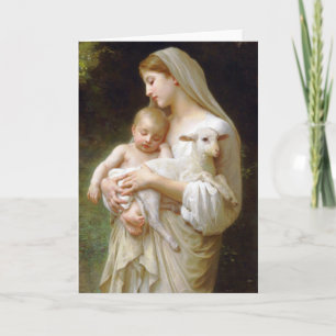 Grußkarte Bouguereau Innocence Karte