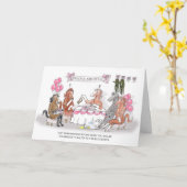 Grußkarte Brautparty Pferd Spaß Karte (Gelbe Blume)