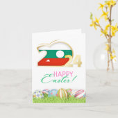 Grußkarte "Bulgarien" für Ostern 2024 Karte (Gelbe Blume)