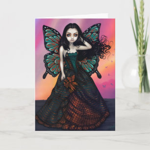 Grußkarte "Butterfly Sunset" Karte