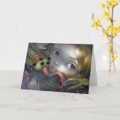 Grußkarte "Cambrian Mermaid" Karte (Gelbe Blume)