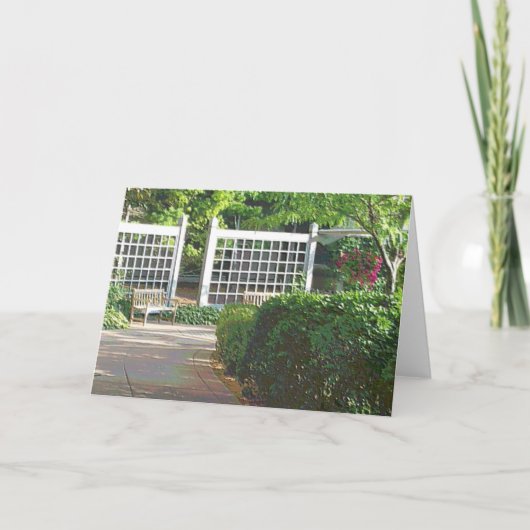 Grußkarte: Centennial Seen Park, Edina, MN, Karte (Vorderseite)