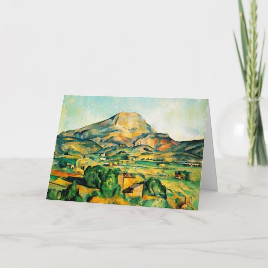 Grußkarte Cezanne Mont Sainte-Victoire Karte (Vorderseite)