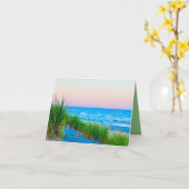 Grußkarte "Coastal Cape" Karte (Gelbe Blume)