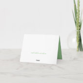 Grußkarte "Coastal Cape" Karte (Rückseite)