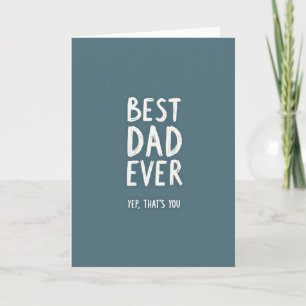 Grußkarte "Cooler Vater, beste Wünsche" Karte