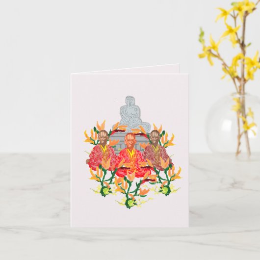 Grußkarte : Danke Karte (Gelbe Blume)