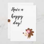 Grußkarte, Danke Karte (Vorne/Hinten)