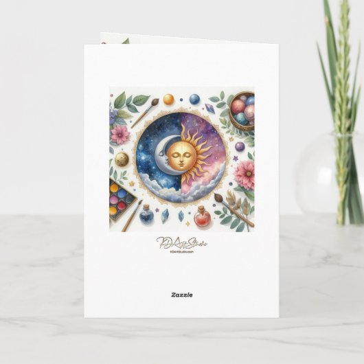 Grußkarte Dankeskarte (Rückseite)