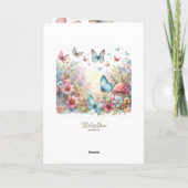 Grußkarte Dankeskarte (Rückseite)