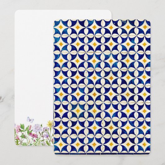 Grußkarte Dankeskarte (Vorne/Hinten)