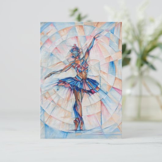 Grußkarte Dankeskarte (Stehend Vorderseite)