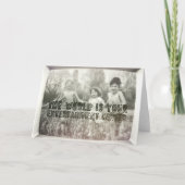 Grußkarte Dankeskarte (Vorderseite)