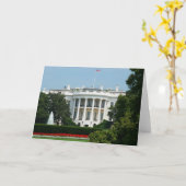Grußkarte "Das Weiße Haus" Karte (Gelbe Blume)