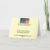 Grußkarte: "Deer Woman" Karte (Rückseite)