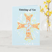 Grußkarte Denken Sie an Sie Karte (Gelbe Blume)