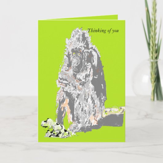 Grußkarte Denken Sie an Sie Karte (Vorderseite)