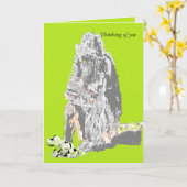 Grußkarte Denken Sie an Sie Karte (Gelbe Blume)