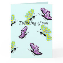 Grußkarte/Denken von Ihnen