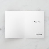 Grußkarte der Afrikanischen Prinzessin Butterfly Karte (Innenseite)