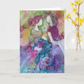 "Grußkarte der besten Freunde" Karte (Gelbe Blume)