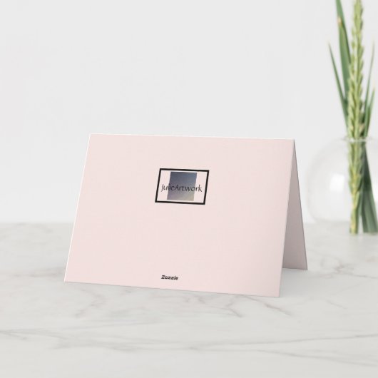 Grußkarte der Black Elk Silhouette Karte (Rückseite)