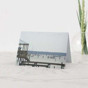 Grußkarte "der Bucht" Karte