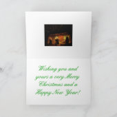 Grußkarte der frohen Weihnachten (Innenseite)