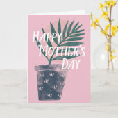 Grußkarte der gepotteten Pflanze Karte (Gelbe Blume)