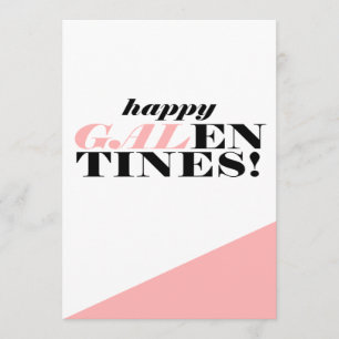 Grußkarte der glücklichen Galentine Karte