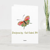 Grußkarte der glücklichen Krankenwoche Karte (Rückseite)